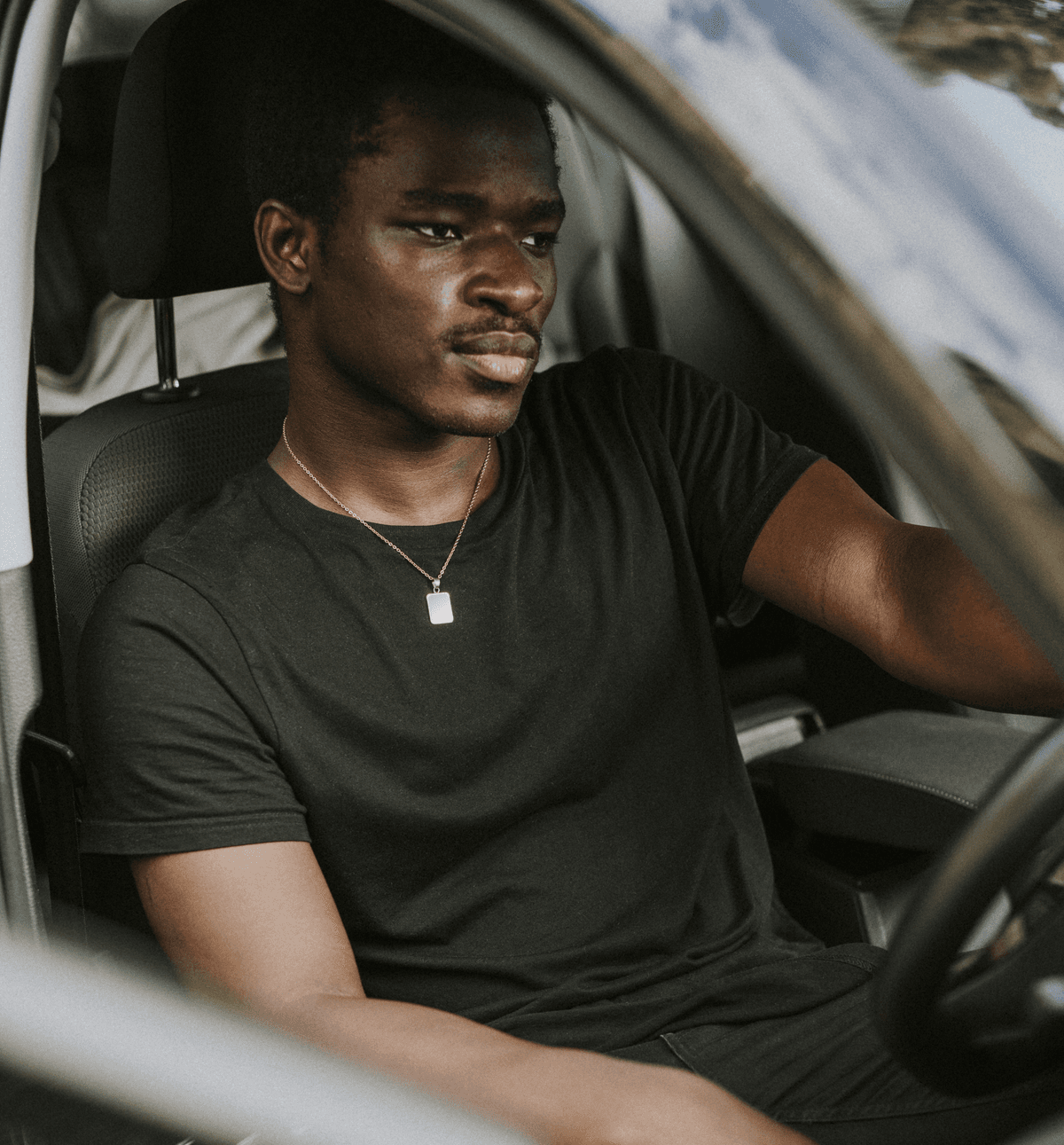 Entrepreneur driving