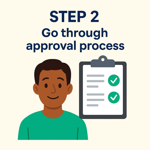 Go Through Approval Process